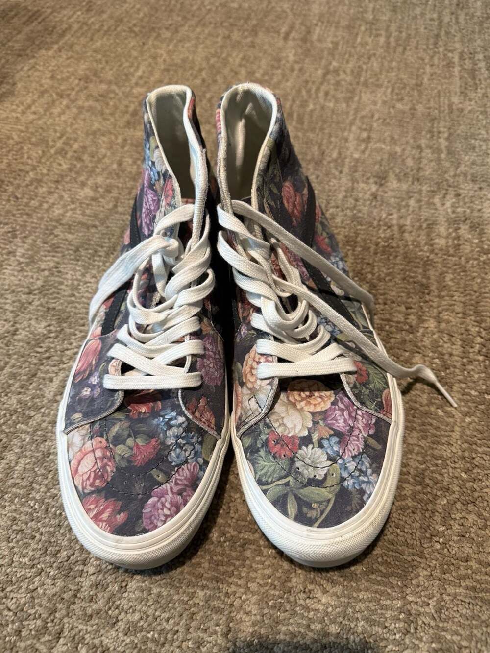 Vans Sk8-Hi Tapered Moody Peony Floral Print High Top Sneakers - Picture 4 of 8